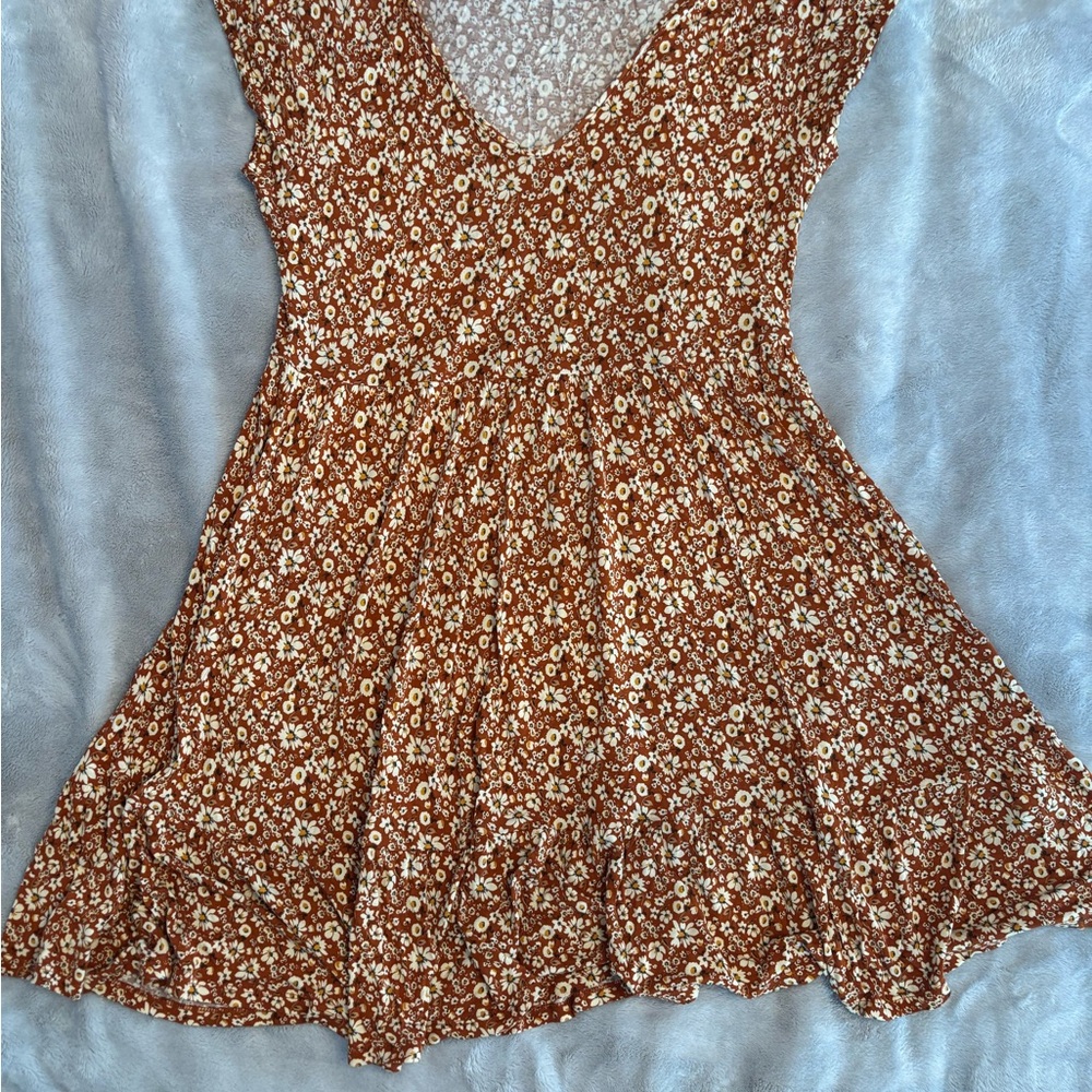 Floral V-Neck Dress